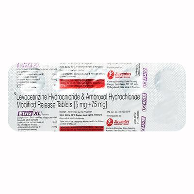 Elriz XL Tablet 10'S - Cough And Cold-Cou