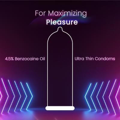 Manforce Xtra Passion Condoms 3's - Plain/Flavoured Condoms