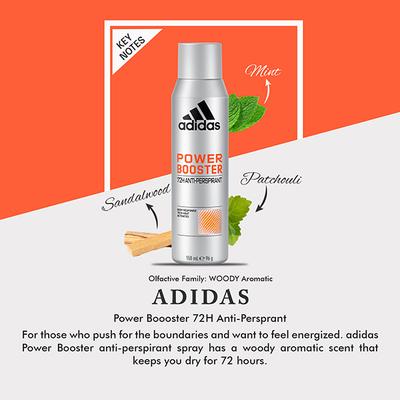 Adidas Power Booster 72H Anti-Perspirant 150ml Deodorant Set For Men 3's - Men Deodorants/Roll-Ons