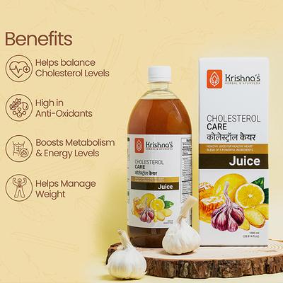Krishna's Herbal & Ayurveda Cholesterol Care Juice 500 ml - Ayurvedic Juices