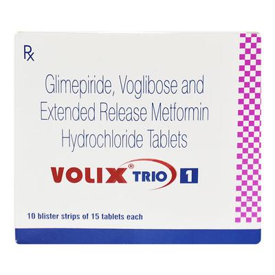 VOLIX TRIO 1 Tablet 15's - Diabetes-Ant