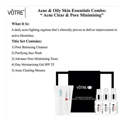 Votre Acne & Oily Skin Essential Combo 1's - Facial Kits