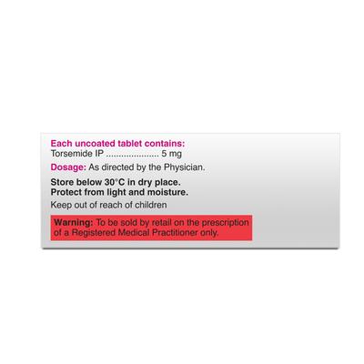 DYTOR MD 5 Tablet 10's - Hypertension-Diu