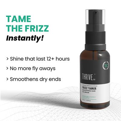 Thriveco Frizz Tamer Smoothening Hair Oil 30 ml - Hair Oils