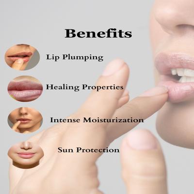 Dermistry Plumping Nourishing SPF 10 Lip Balm Strawberry 15 ml + Plumping Nourishing SPF 10 Lip Balm Cocoa Butter 15 ml - Lotions & Creams