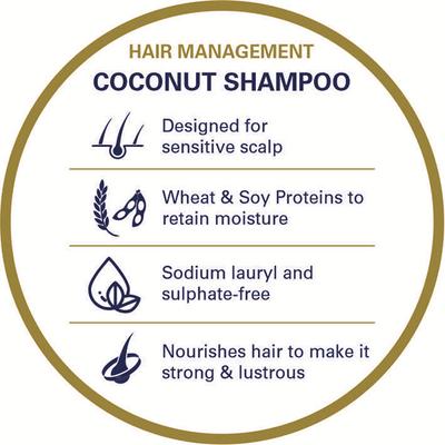 Truefitt and Hill Hair Management Coconut Shampoo Essential Hair Management Collection For Men Best For Normal Dry Itchy Flaky Scalp 100 ml - Shampoos