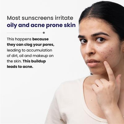 Reequil Oxybenzone Free Sunscreen Spf 50 For Oily, Acne Prone Skin 50 gm - Face Sunscreen