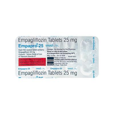 EMPAPRO 25 Tablet 10's - Diabetes-Ant
