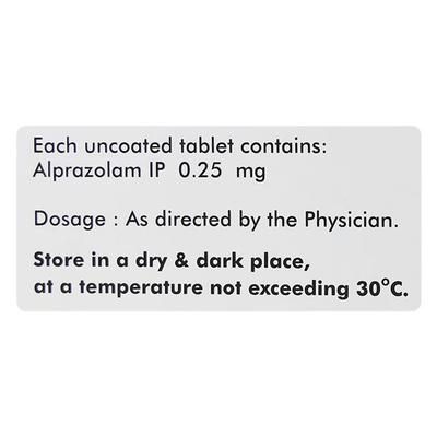 Anxit 0.25mg Tablet 15'S - Anxiety-Anx