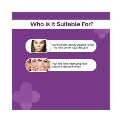 The Derma Co. Pore Minimizing Face Serum for Open Pores 30ml - Face Serum