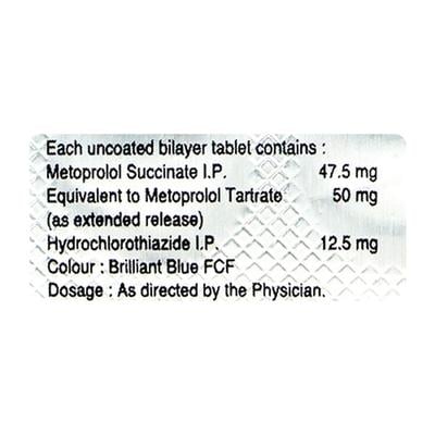 Tolol H 50mg Tablet 10'S - Hypertension-Bet