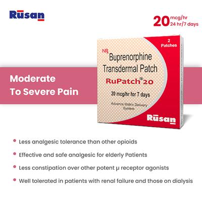Rupatch 20mcg Patch 2'S - Pain relief-Ana