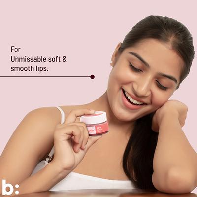 Biocule Glow Lip Balm For Glowing Lips & Deep Moisturization, Strawberry Flavour, 100% Natural 12 gm - Lip Balms