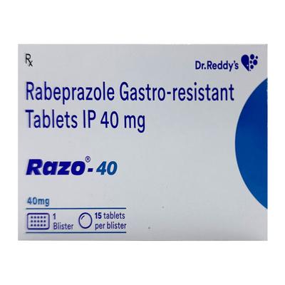 RAZO 40 Tablet 15's - Ulcer/Reflux/Flatulence-Aaa