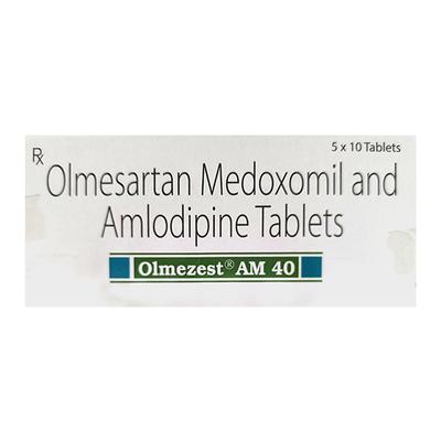Olmezest AM 40mg Tablet 10'S - Hypertension-Ang