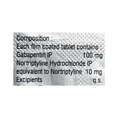 ACEGABA NT 100 Tablet 15's - Neuropathic Pain-Dru