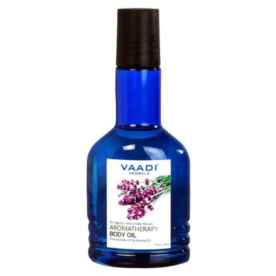 Vaadi Herbals Aromatherapy Body Oil-Lavender & Almond Oil 110 ml - Essential Oils