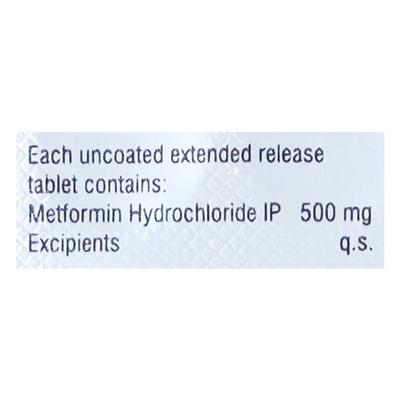 Metgem 500mg Tablet 10'S - Diabetes-Ant