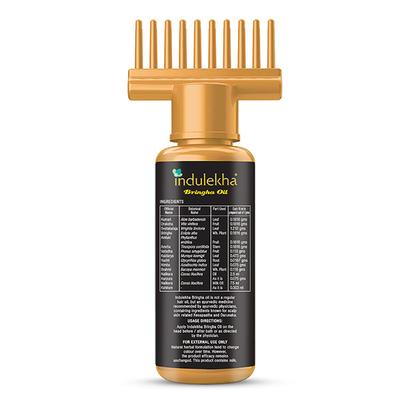 Indulekha Bringha Oil, Reduces Hair Fall and Grows New Hair, 100% Ayurvedic Oil 100 ml - Hair Oils