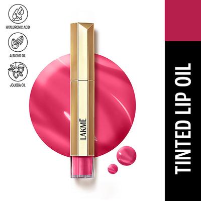 Lakme 9To5 Overtime Shine Tinted Lip Oil - Berry Bling 5.3 ml - Lip Glosses