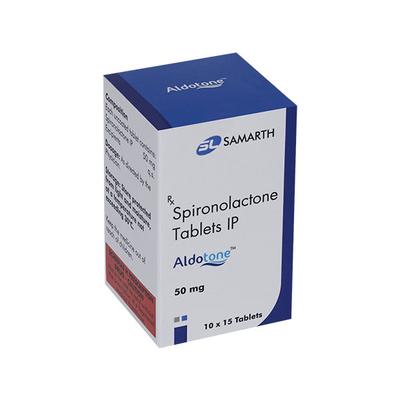 ALDOTONE 50mg Tablet 15's - Hypertension-Diu