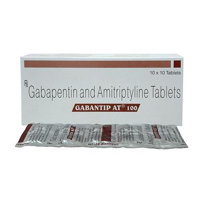 Gabantip AT 100mg Tablet 10'S - Neuropathic Pain-Dru