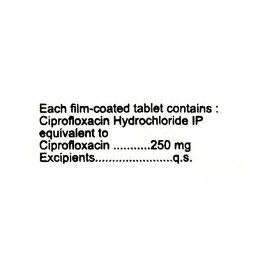 Alciflox 250mg Tablet 10'S - Bacterial Infections-Qui