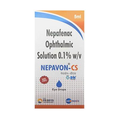 NEPAVON CS BAK Free Eye Drops 5ml - Eye conditions-Oph