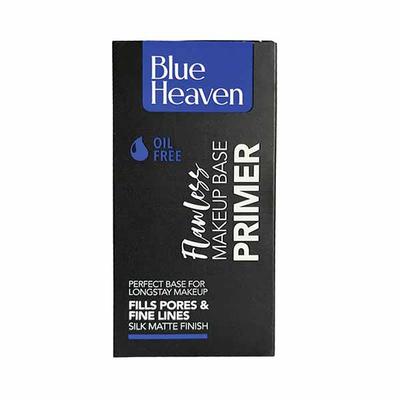 Blue Heaven Flawless Make-Up Base Primer Fills Pores & Fine Lines Silk Matte Finish 30gm - Primer