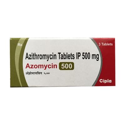 Azomycin 500mg Tablet 3'S - Bacterial Infections-Mac
