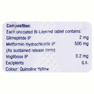 GOLDMET TRIO 2 Tablet 10's - Diabetes-Ant