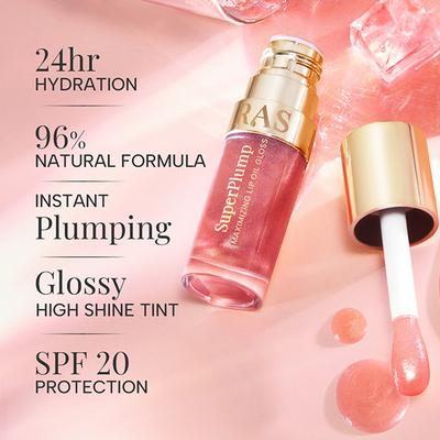 RAS Luxury Skincare Super Plump Lip Oil Gloss - Prism Glow 9 ml - Lip Glosses