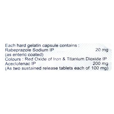 Razberg Ace Capsule 10's - Ulcer/Reflux/Flatulence-Aaa