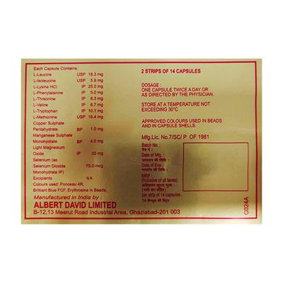 ALAMIN M FORTE Capsule 14's - Supplements-Sup