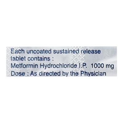 Dibeta SR 1gm Tablet 10'S - Diabetes-Ant