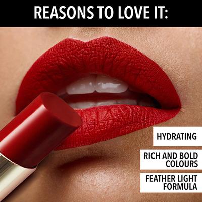 Blue Heaven Powder Matte - Risky Red RM02 3.5 gm - Lipsticks