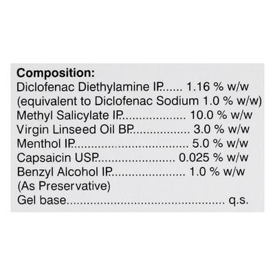 VOVILUP HOT Gel(Topical) 30gm - Pain relief-Nsa