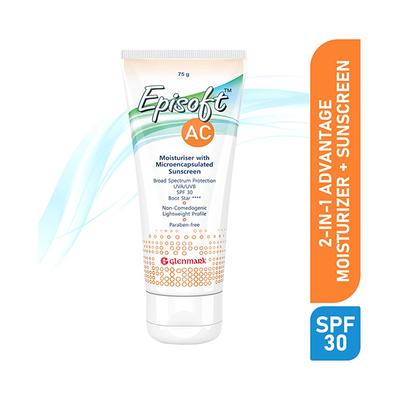EPISOFT AC SPF 30 UVA/UVB Sunscreen 75gm (N) - Body Sunscreen