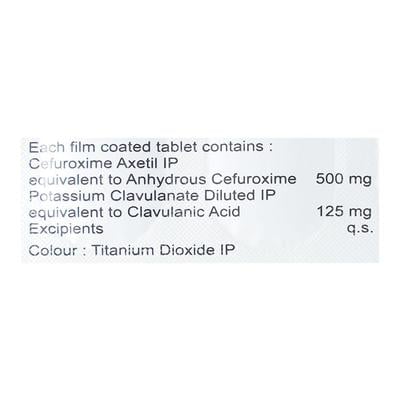 Cefakind CV 500mg Tablet 10'S - Bacterial Infections-Cep