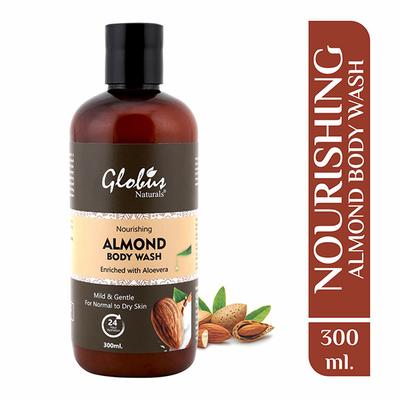 Globus Naturals Nourishing Almond Milk Body Wash 300 ml - Shower Gels & Body Wash