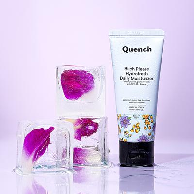 Quench Botanics Daily Moisturizer with SPF 40+ PA+++ Intensely Hydrates & Protects Skin 50 ml - Face Moisturizers
