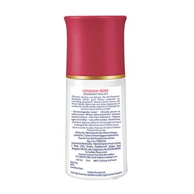 Yardley London Anti Perspirant Deodorant Roll-On - London Rose 50 ml - Men Deodorants/Roll-Ons