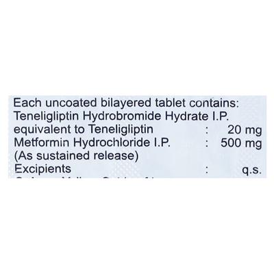 Actiglipt M 20/500mg Tablet 10'S - Diabetes-Ant