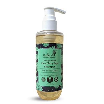 Rustic Art Biodegradable Aloe Clary Sage Shampoo 175 gm - Shampoos