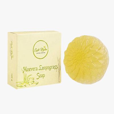 Earth Rhythm Aloe Vera Lemongrass Soap 100 gm - Soaps