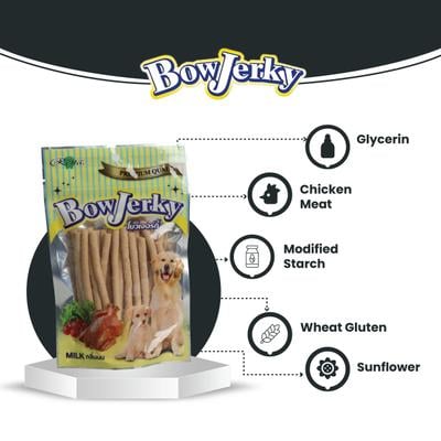 Rena BowJerky Milk Sticks 200 gm - Petfood
