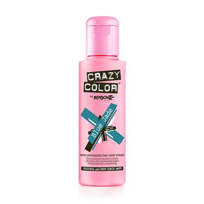 Crazy Color Semi-Permanent Hair Color Cream - Blue Jade 100 ml - Crème