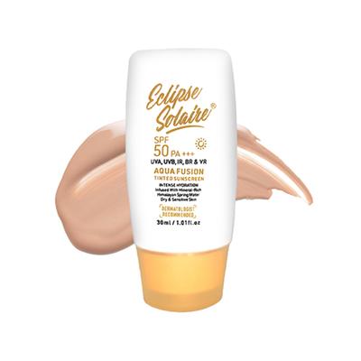Eclipse Solaire Aqua Fusion Tinted Sunscreen SPF50 PA+++ Infused with Himalayan Spring Water 30 ml - Face Sunscreen