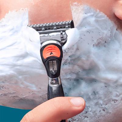 Hajamat Magnum Shaving Razor with American Blades (1 Razor Handle,1 Razor cover & 4 Blades) 1's - Razors & Cartridges