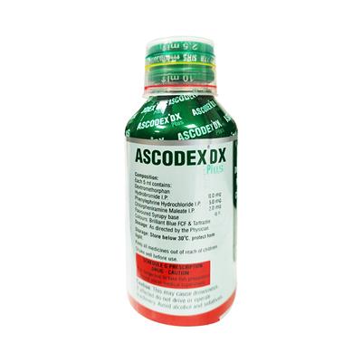 ASCODEX DX PLUS Syrup 100ml - Cough And Cold-Cou